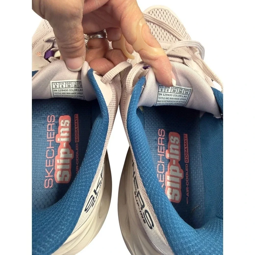 Skechers Slip-ins Max Cushioning‎ Premier 2.0 Lavender Shoes 129400 Womens 9